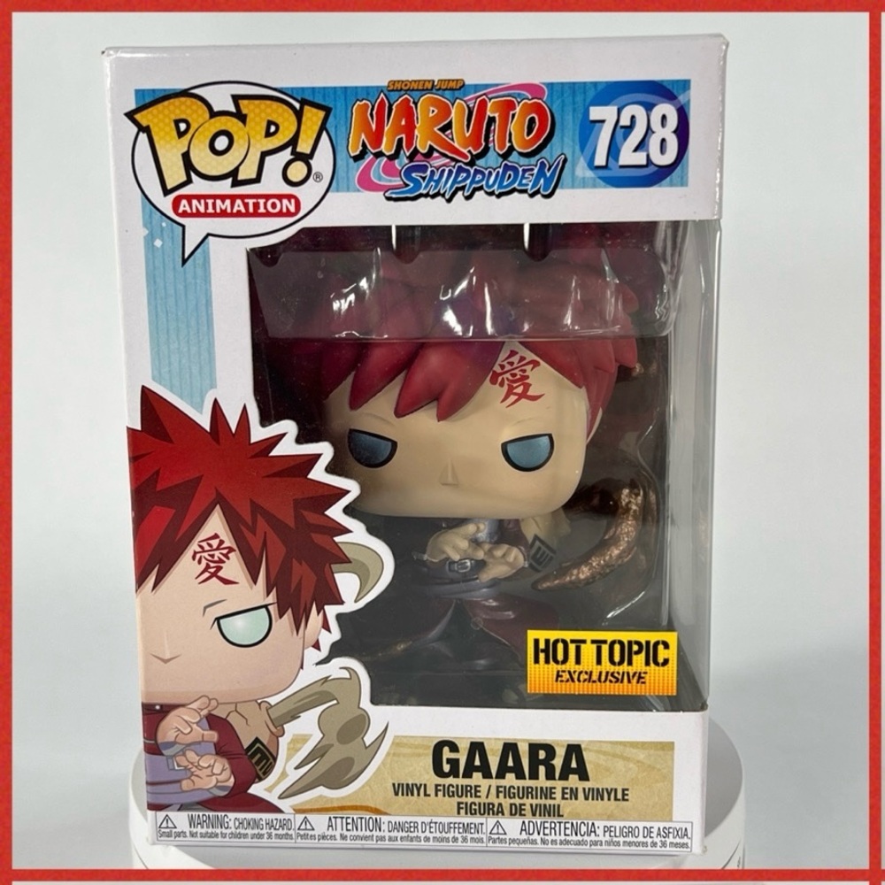 Funko Pop Naruto Gaara 728 - HOT TOPIC Exclusive - DRM220630 - Action Figure